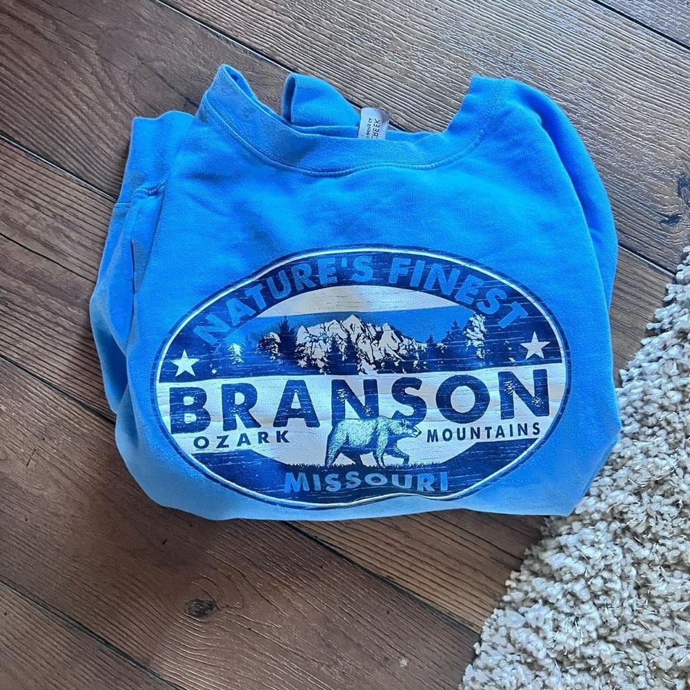 blue branson crewneck